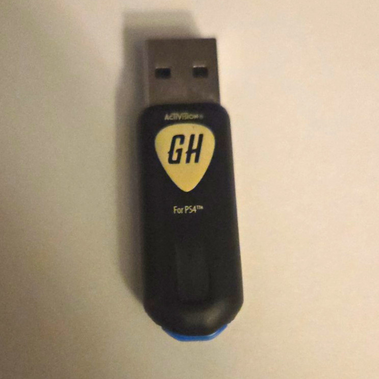 Activision Guitar Hero PS4 USB Wireless Receiver Dongle Adapter, Black