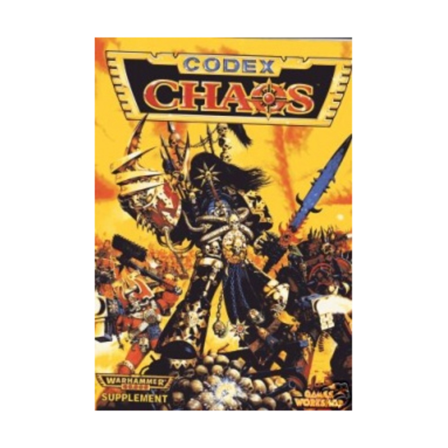GW Warhammer 40K Codex Chaos (2nd Ed) VG+