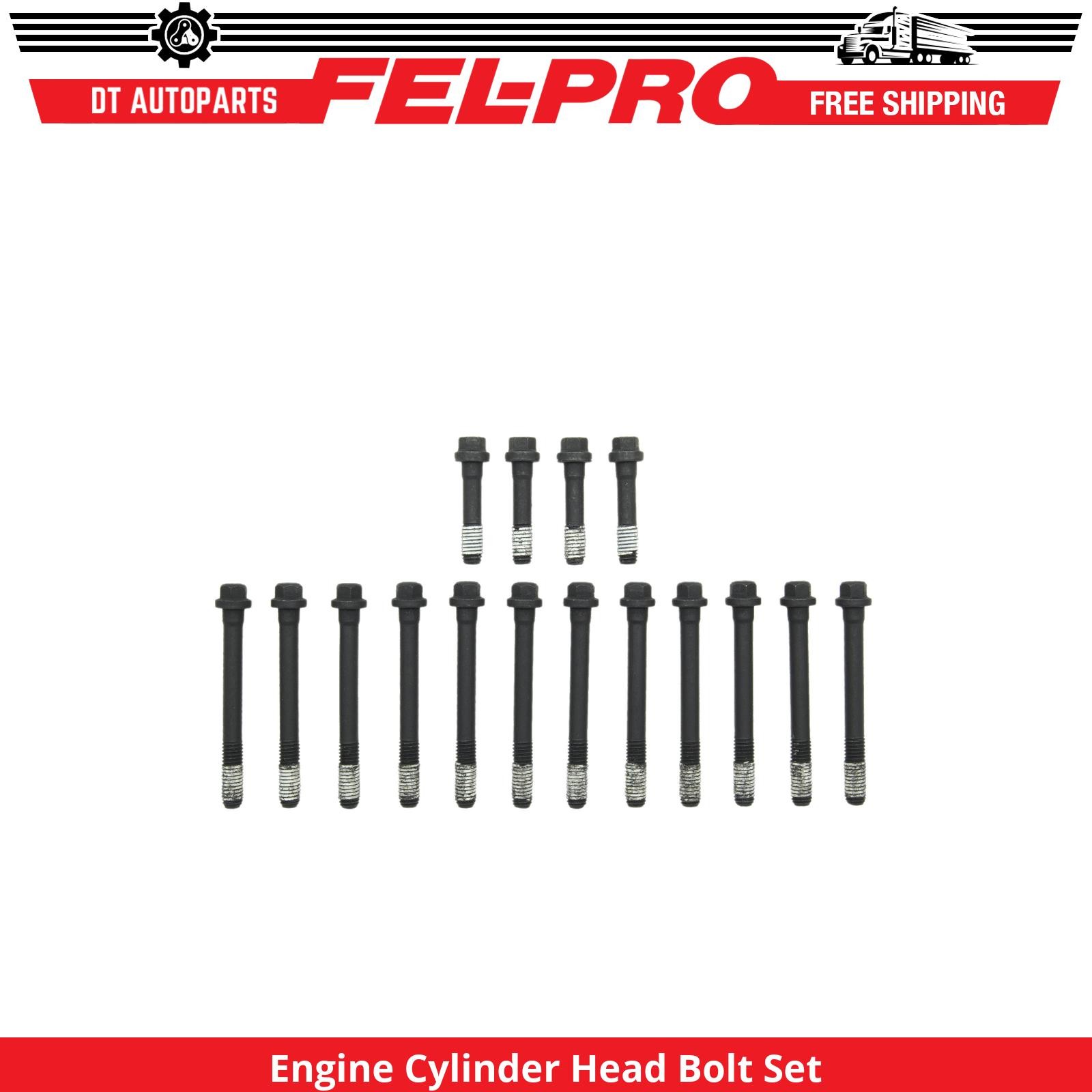 For 1968-1974, 1985 Chevrolet K20 Suburban Engine Cylinder Head Bolt Set Fel-Pro