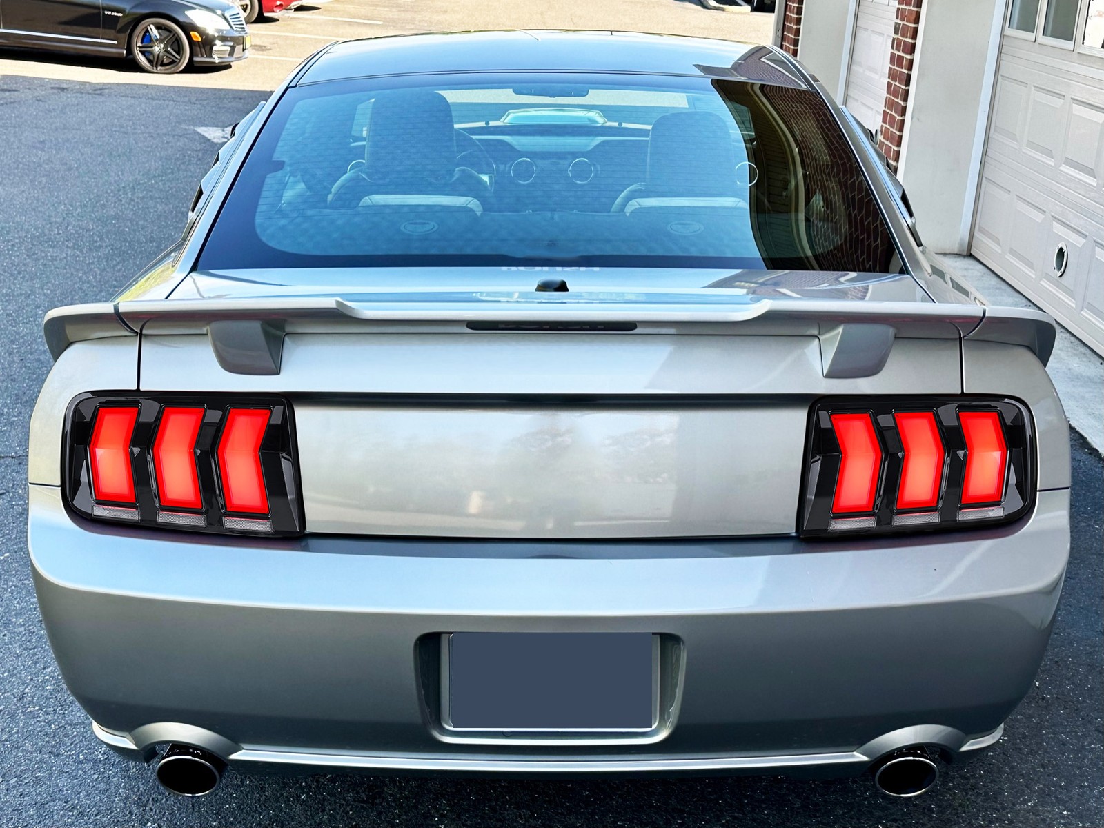VLAND SMOKED LED Tail Lights For Ford Mustang 2005-09 W/Animation & Sequential