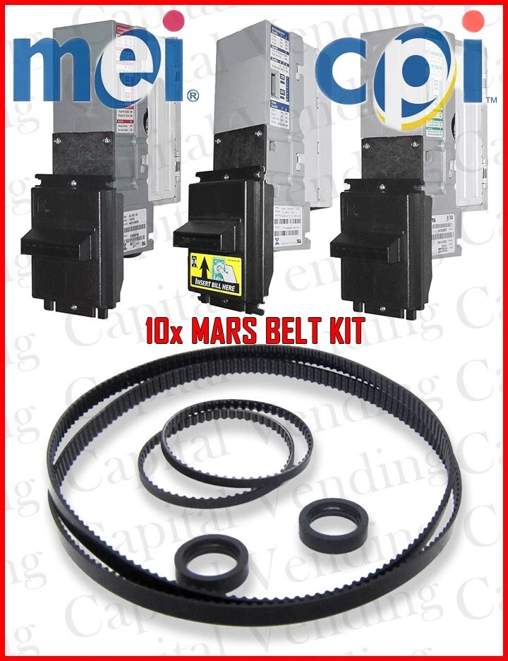 10 Mars MEI Series 2000 Belt Kit for AE & VN Dollar Bill Validators/Acceptors