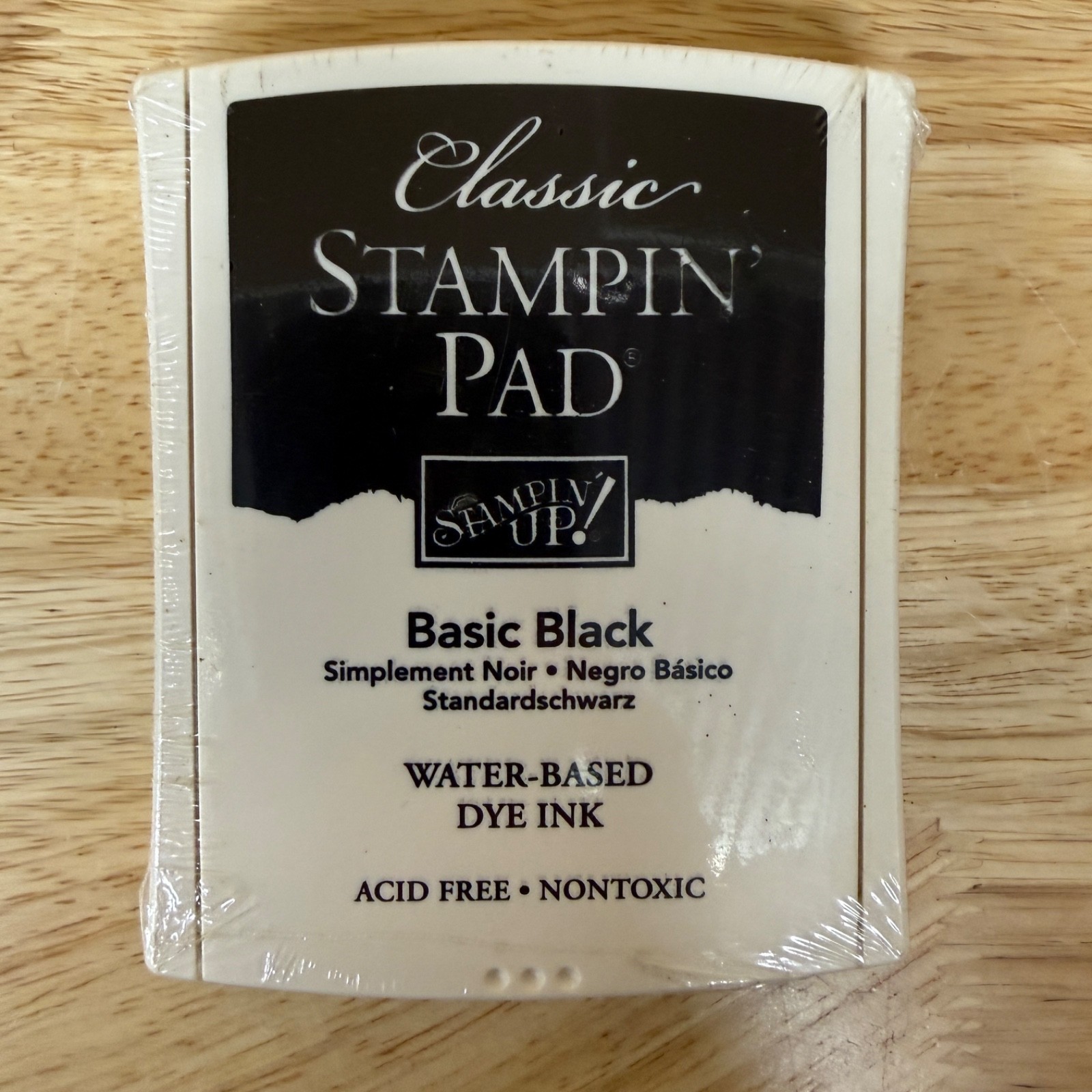 Classic STAMPIN PAD Still Sealed Never Used 'BASIC BLACK.