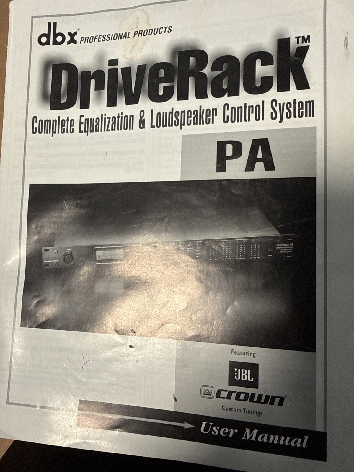 dbx DriveRack PA Complete Eq & Loudspeaker Control System w/ dbx Omni Mic