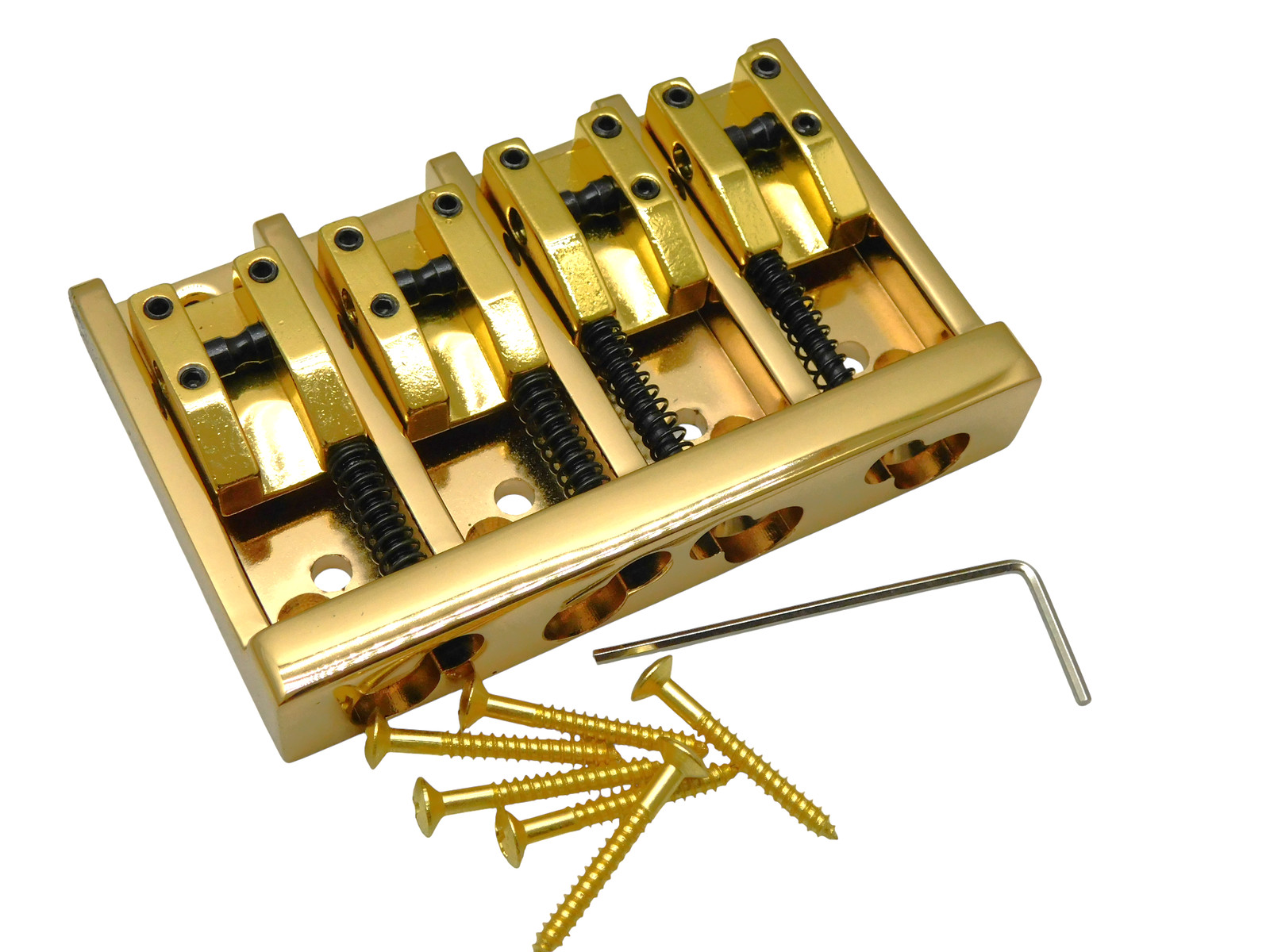 Gold Badass Style Black rail Bass Bridge