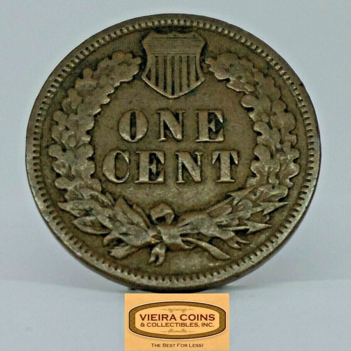 1893 Indian Head Cent, Full Date, Average Circulated Condition - #C28255NQ