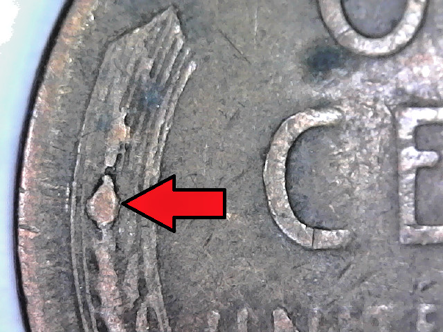 1952-P Philadelphia Lincoln Wheat Penny/Cent Die Crack Error/Variety Philly