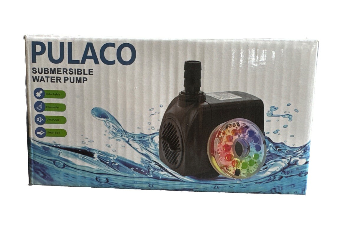 Pulaco PL-500 LED Submersible Water Pump Aquarium & Garden