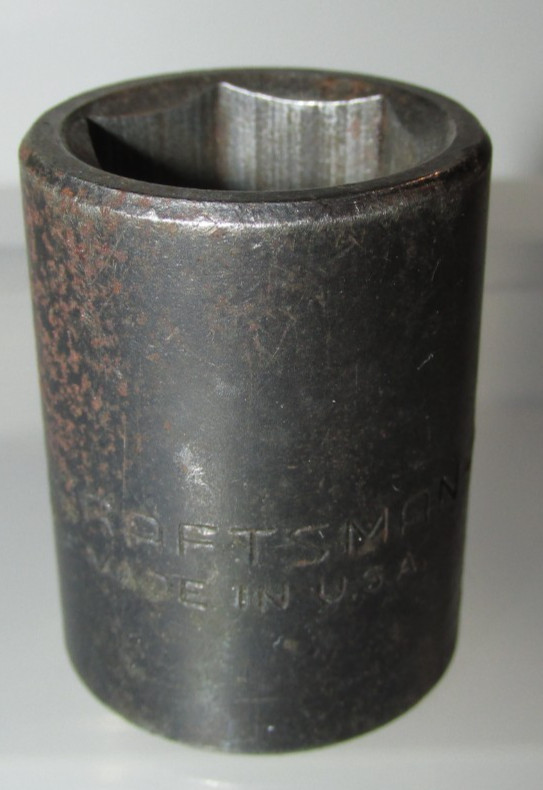T #44 - VINTAGE Craftsman 3/4" Impact Socket 1/2" drive 12-point V 44066 USA