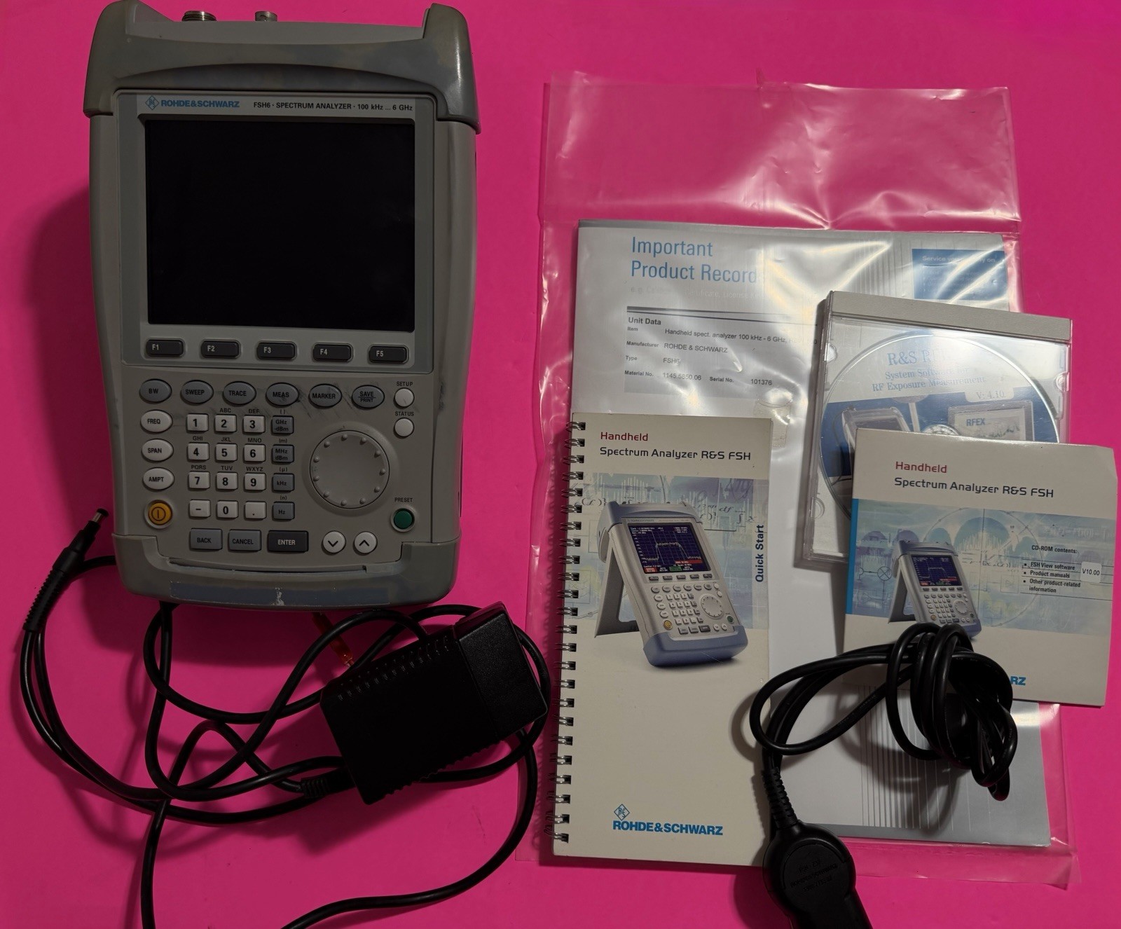 Rohde & Schwarz R&S FSH6 Spectrum Analyzer Set READ