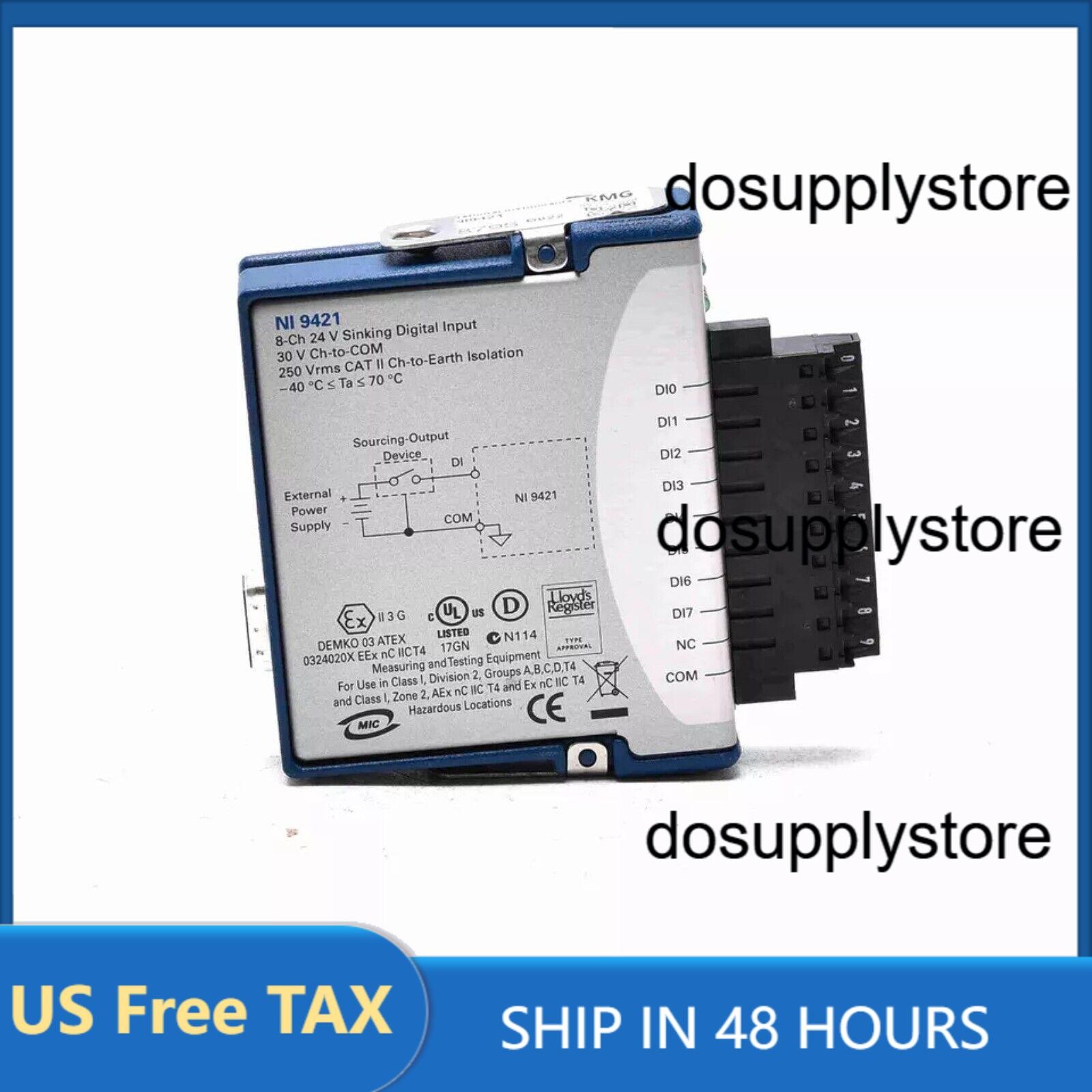 US Free TAX NEW NI NI-9421 NI 9421 C-series 8-Channel Sinking.