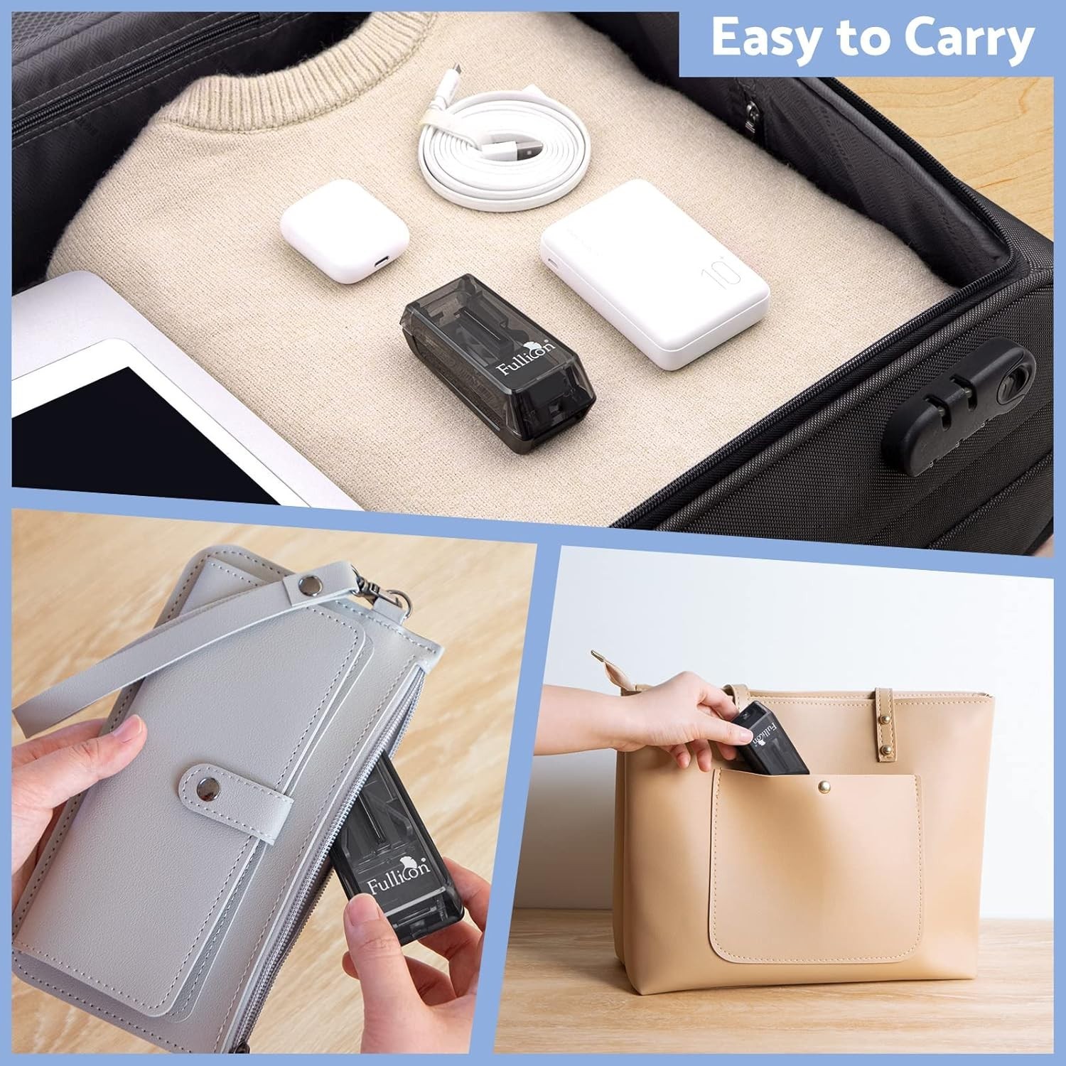 Precision Pill Cutter with V-Shape Holder & Sharp Blade - Travel-Friendly Design