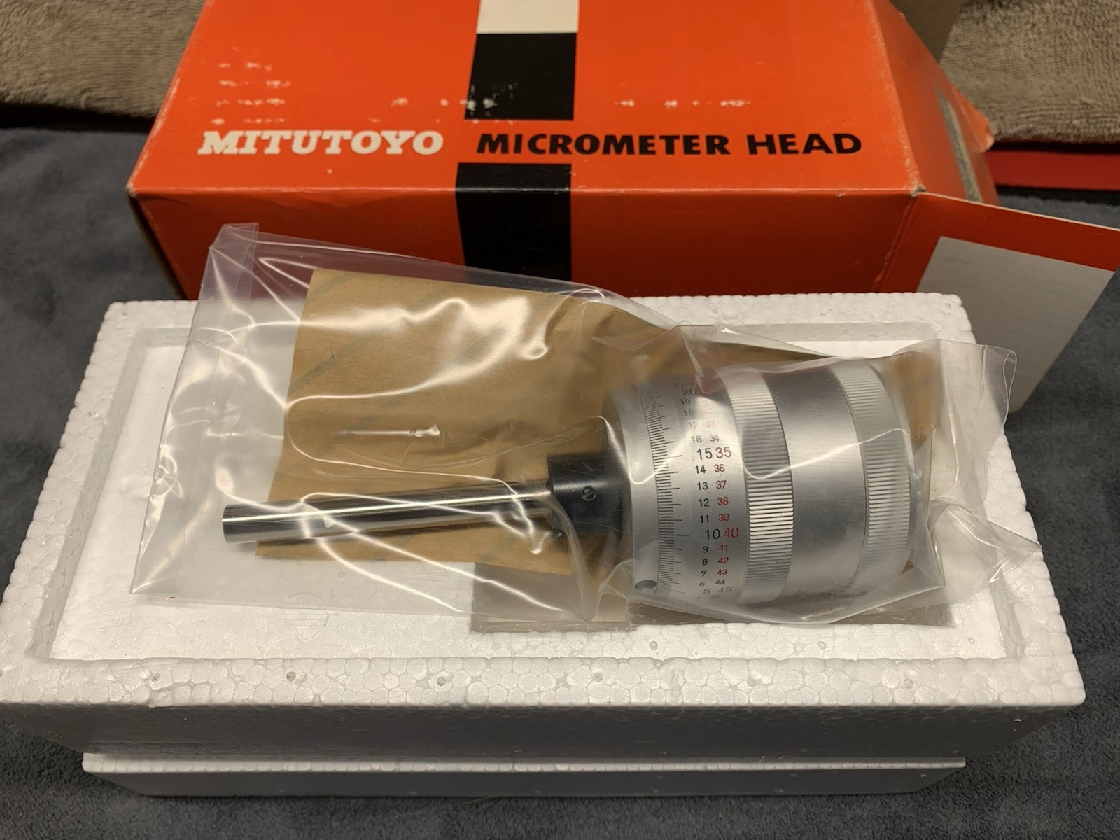 Mitutoyo Micrometer Head 0-2" #197-201 (NOS) Sealed