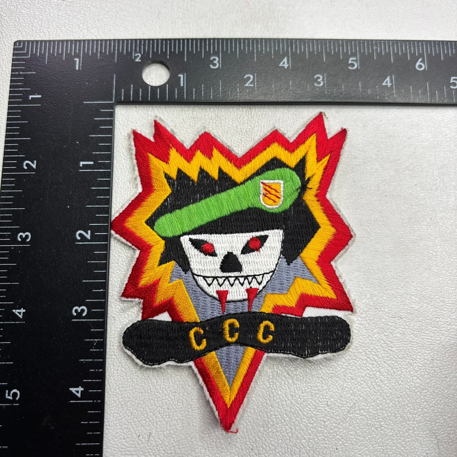 RECENT MAKE Military Theme MACV-SOG CCC SHELL BURST Patch 58MN