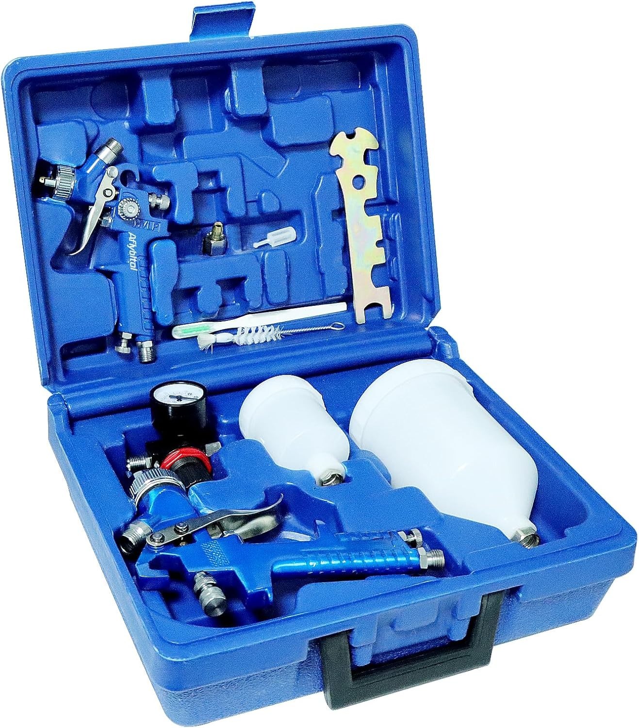 Profesional HVLP Pistola De Pintura De Aire Para Pintar Casas Autos Acero Nuevo