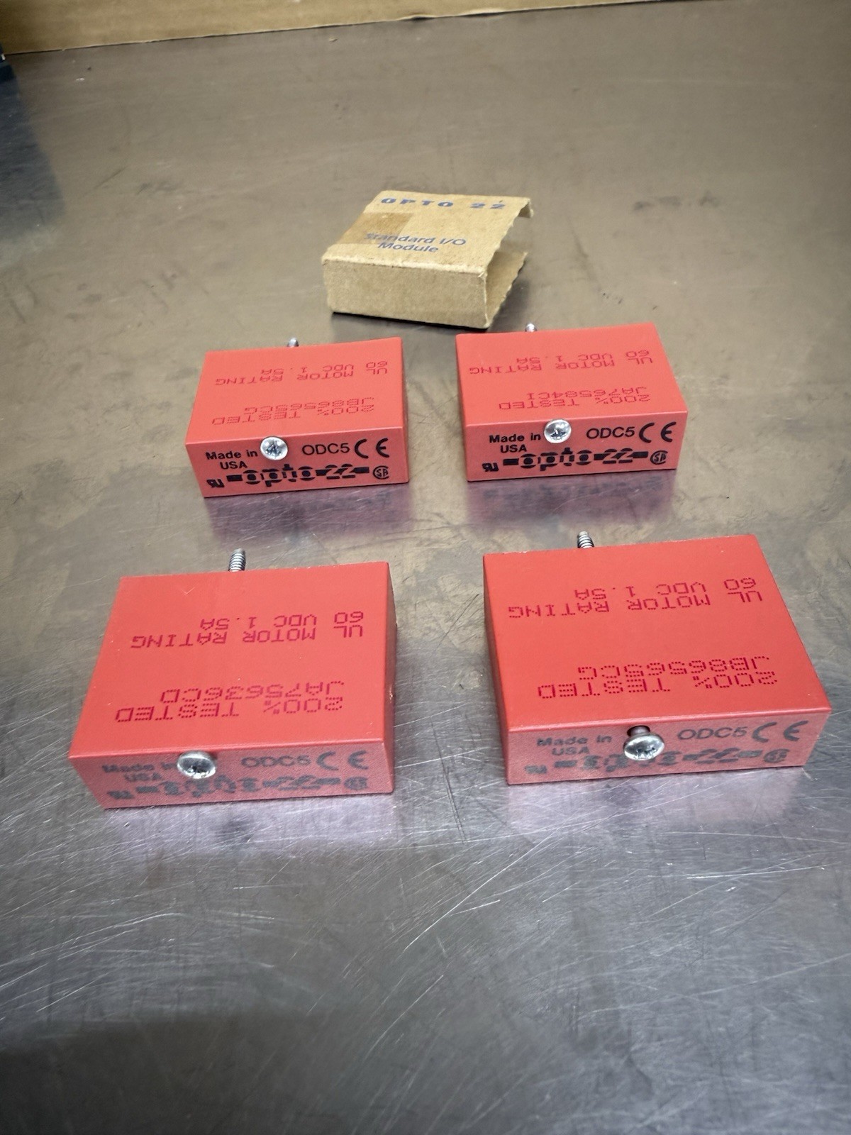 Lot Of 4 Opto 22 ODC5 Standard  I/O Module 4 Pin New Old Stock Made In USA