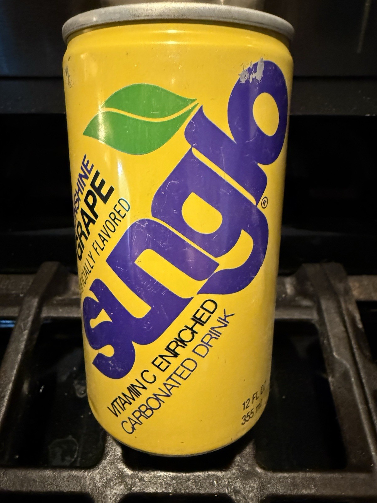 Vintage SUNGLO 12oz. Empty Aluminum Soda 🥤 Can Grape 🍇