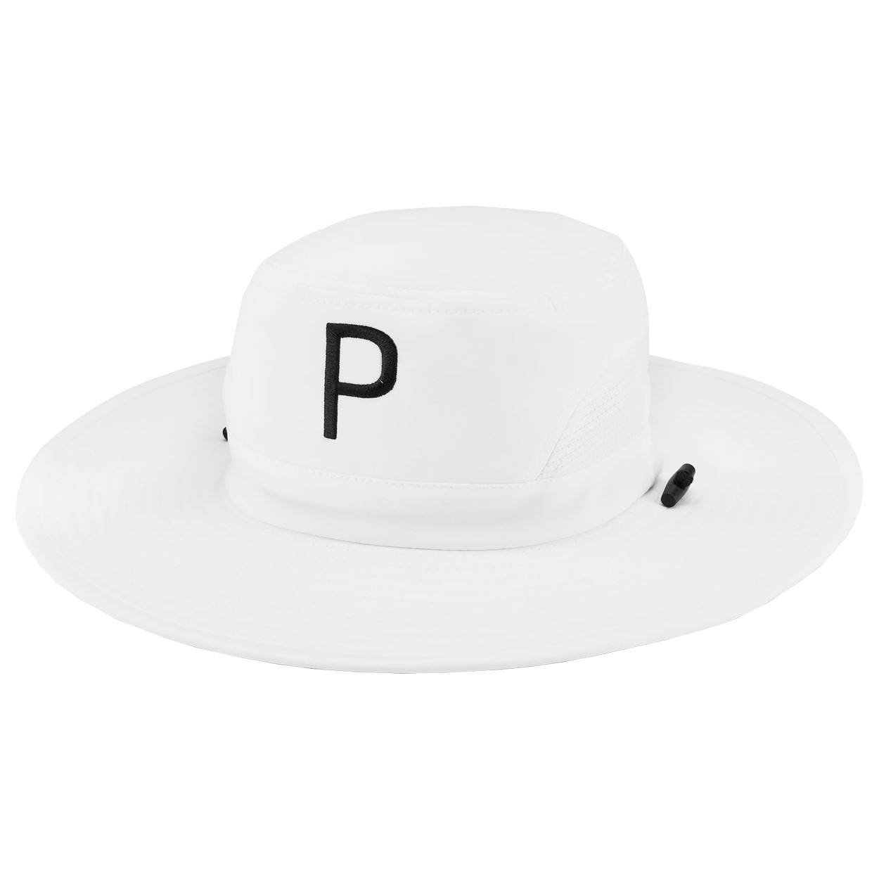 Puma Golf Aussie P Bucket Hat - Adjustable Lightweight Sun Protection, New