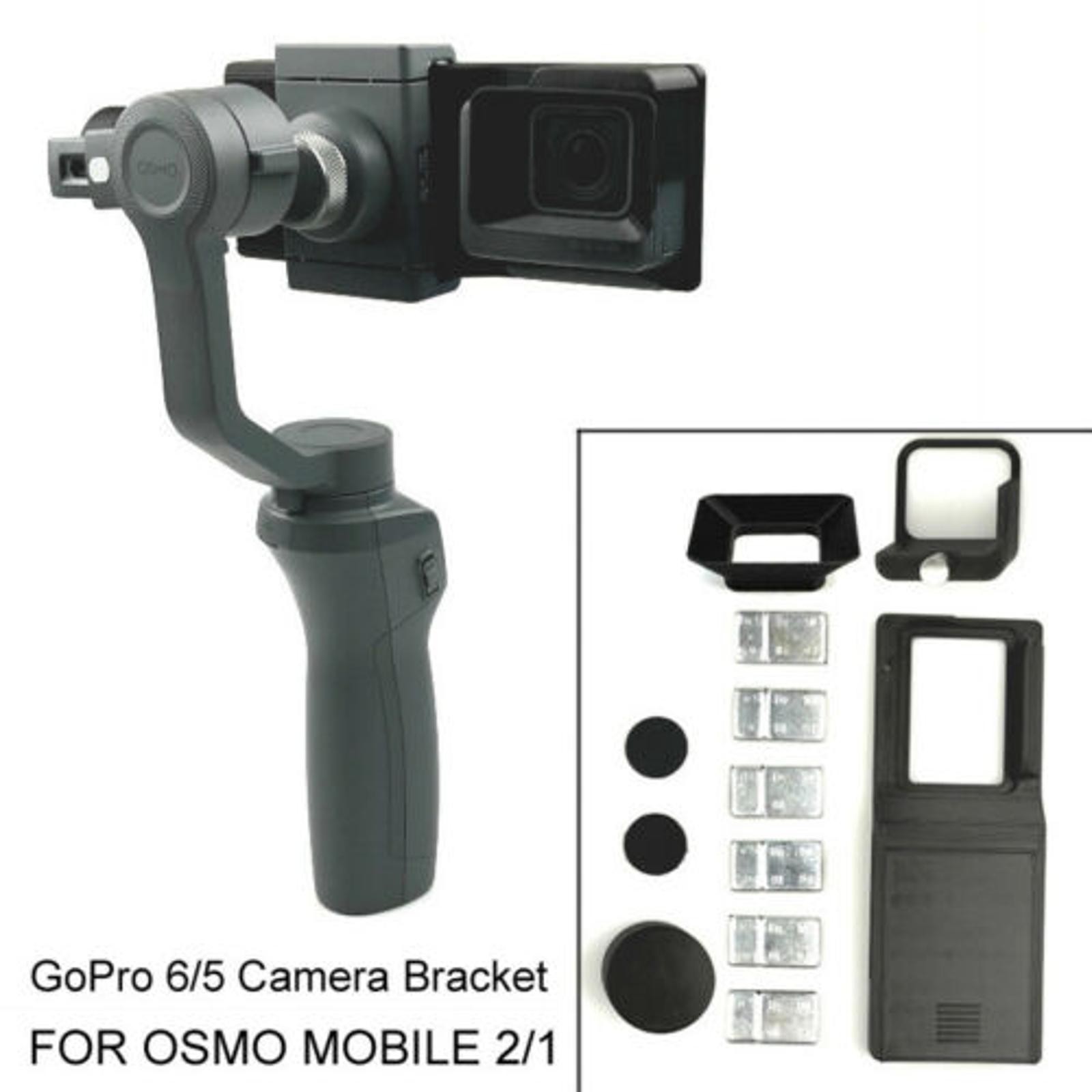 DJI OSMO Mobile 2 1 ZhiYun Gimbal Mount Adapter Plate Holder For GoPro Hero 6 5