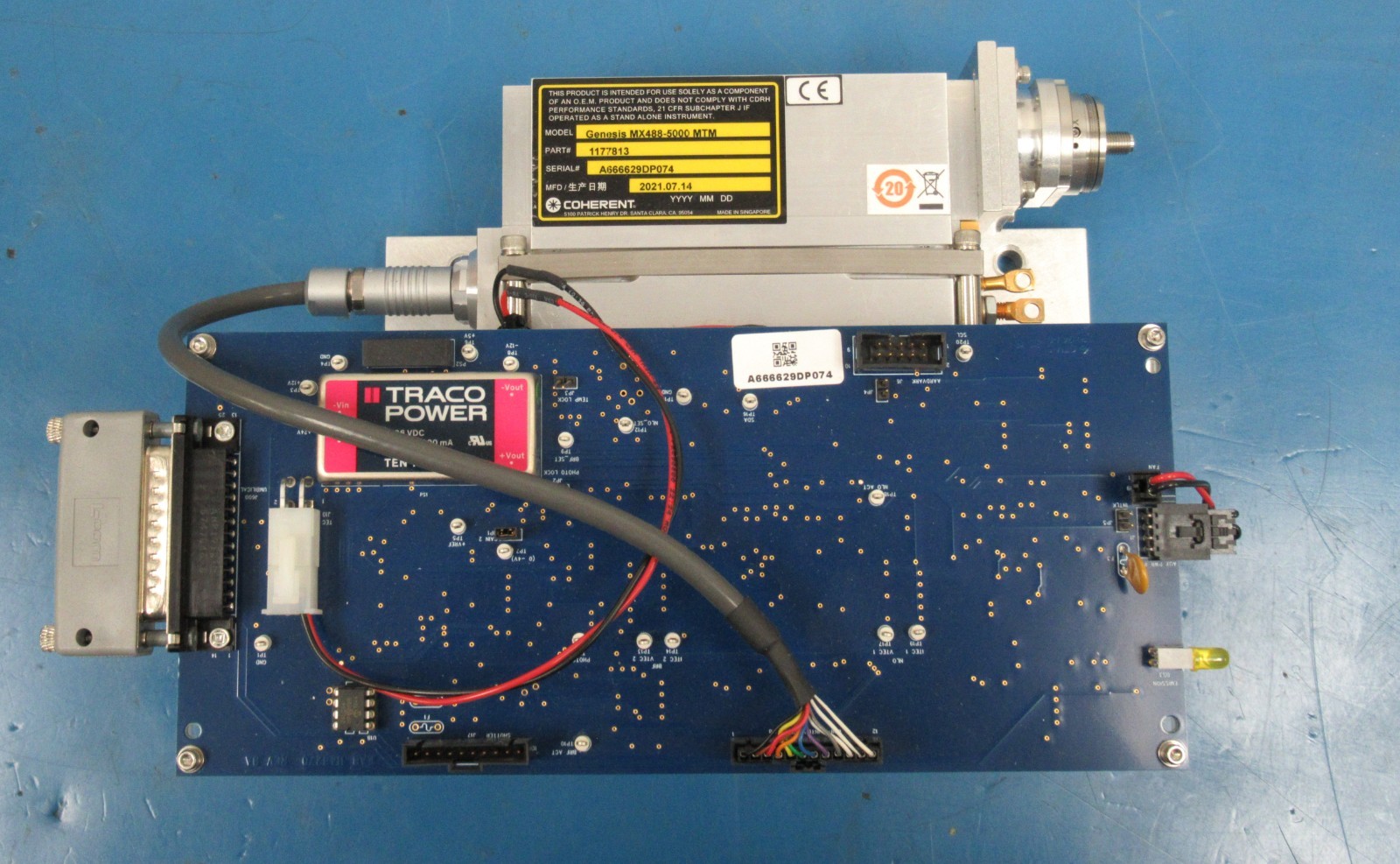 Coherent Genesis Model MX488-5000-MTM Laser Assembly