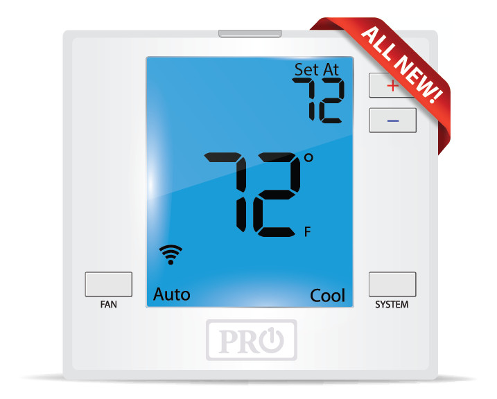 T701i PRO1 IAQ WiFi Single Stage Thermostat 1H/1C 24V - Sold Each