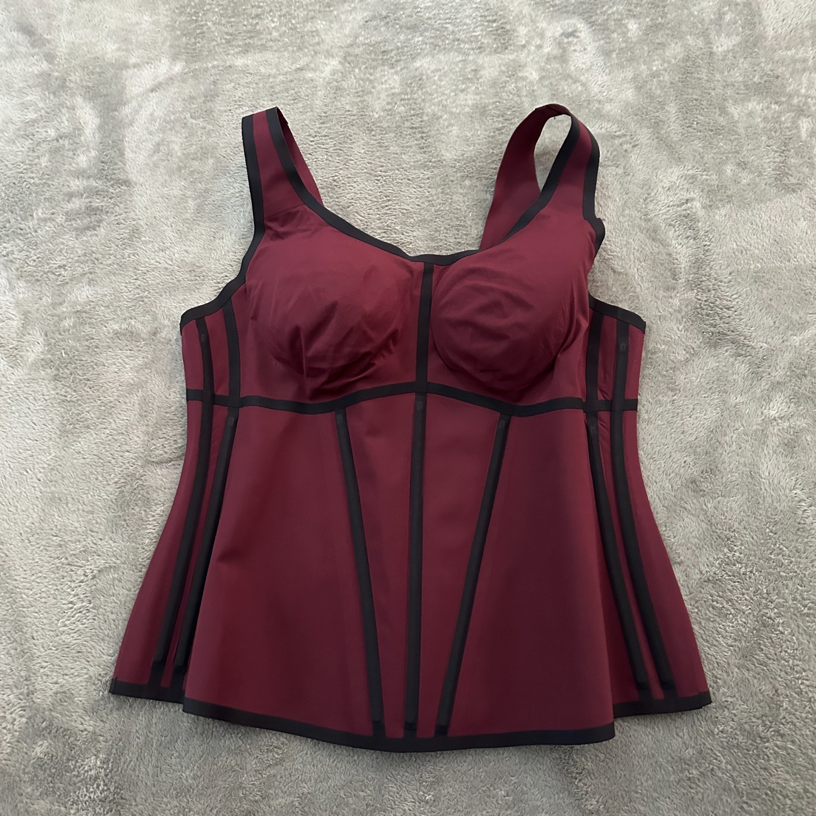 Honeylove Boldness Tank Shapewear Fig Black Women's 2X 2XL Cami Boning