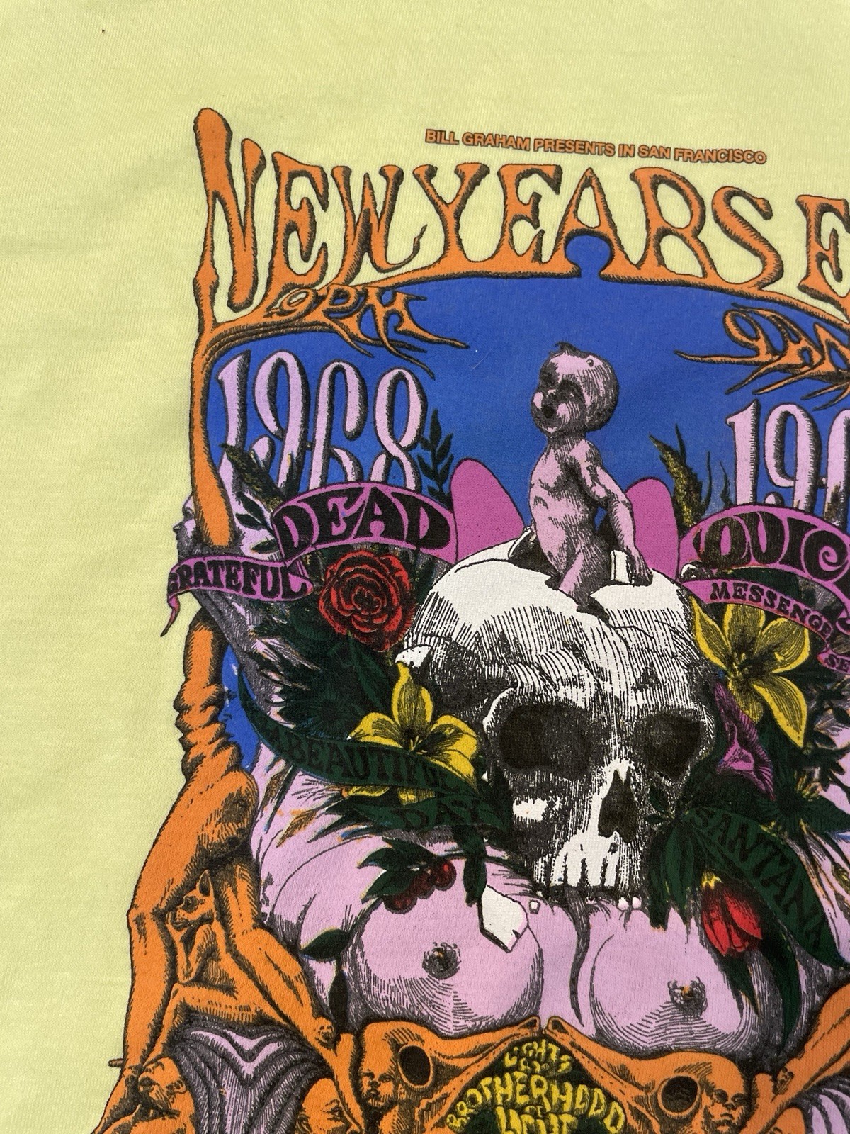 Vintage Grateful Dead Winterland Tshirt Great Graphics Thin Tee USA Made Medium