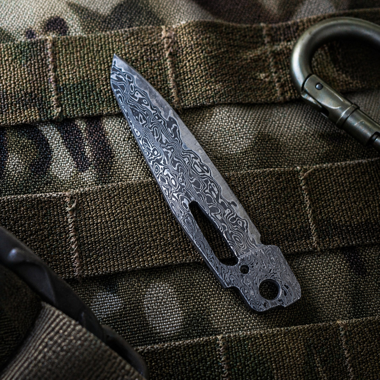 VG10 Damascus Replacement Blade for Leatherman MUT Multitool 92mm