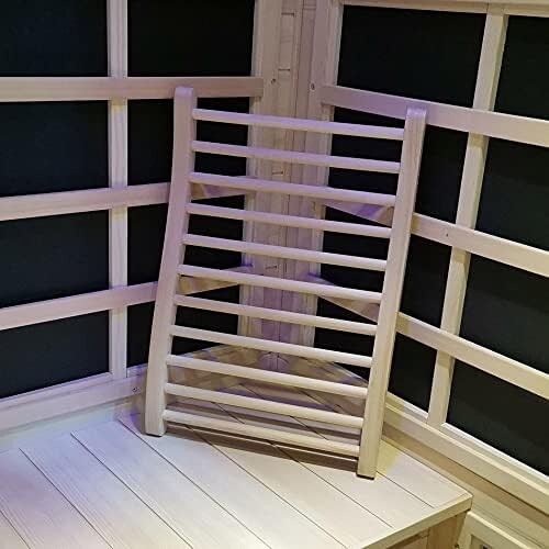 Sauna Backrest Cedar,Sauna Accessories for Slip-Resistant Sauna Backrest
