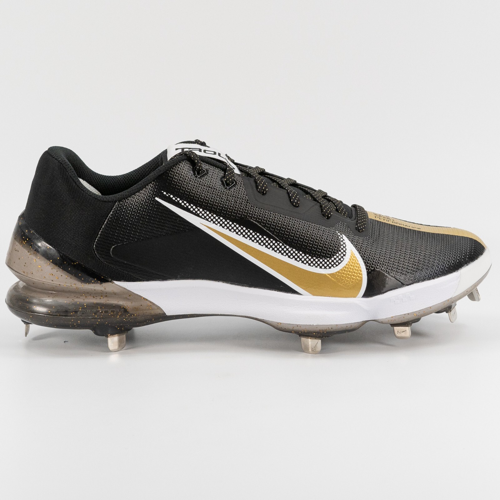 Nike Force Zoom Trout 7 Black Metallic Gold CQ7224-012 Baseball Multi Size