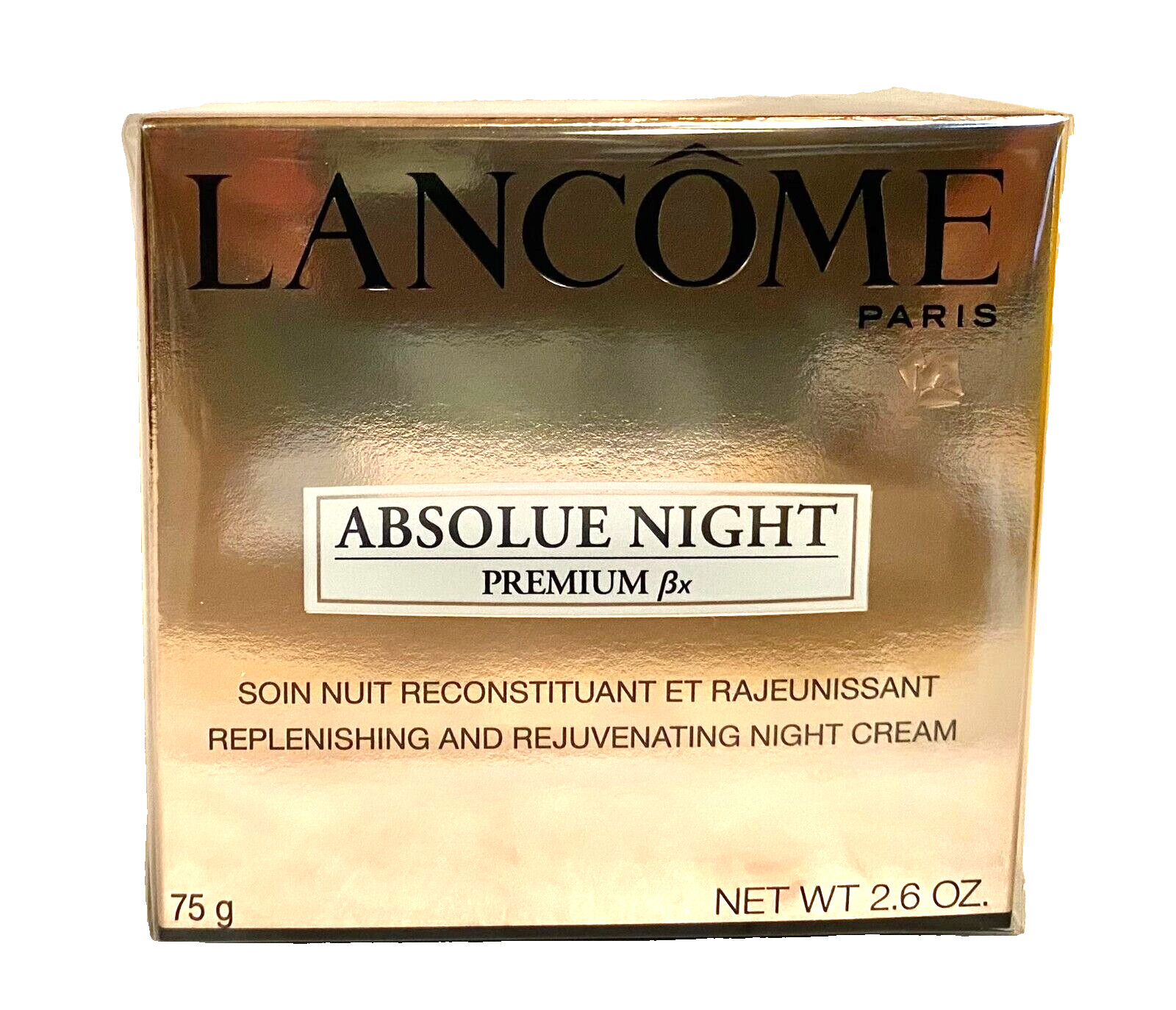 Lancome Absolue NIGHT Premium BX Replenishing Rejuvenating Night Cream 2.6oz
