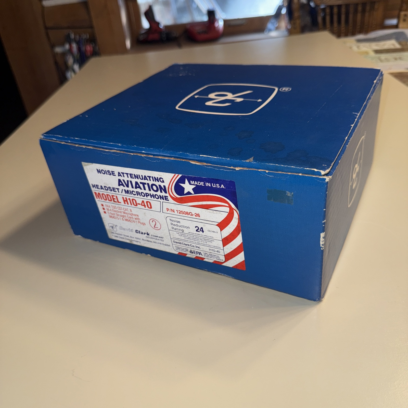 New In Box! David Dave Clark Model H10-40 Aviation Headset a RARE Find Indeed!