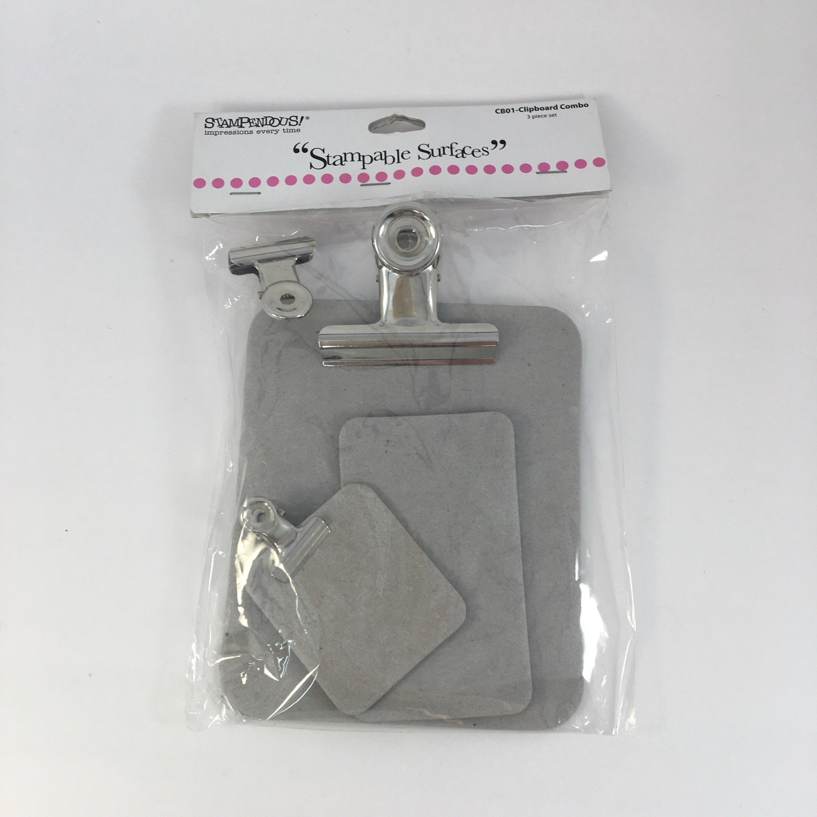 Stampendous CB01-Clipboard Combo 3 Piece Set - New