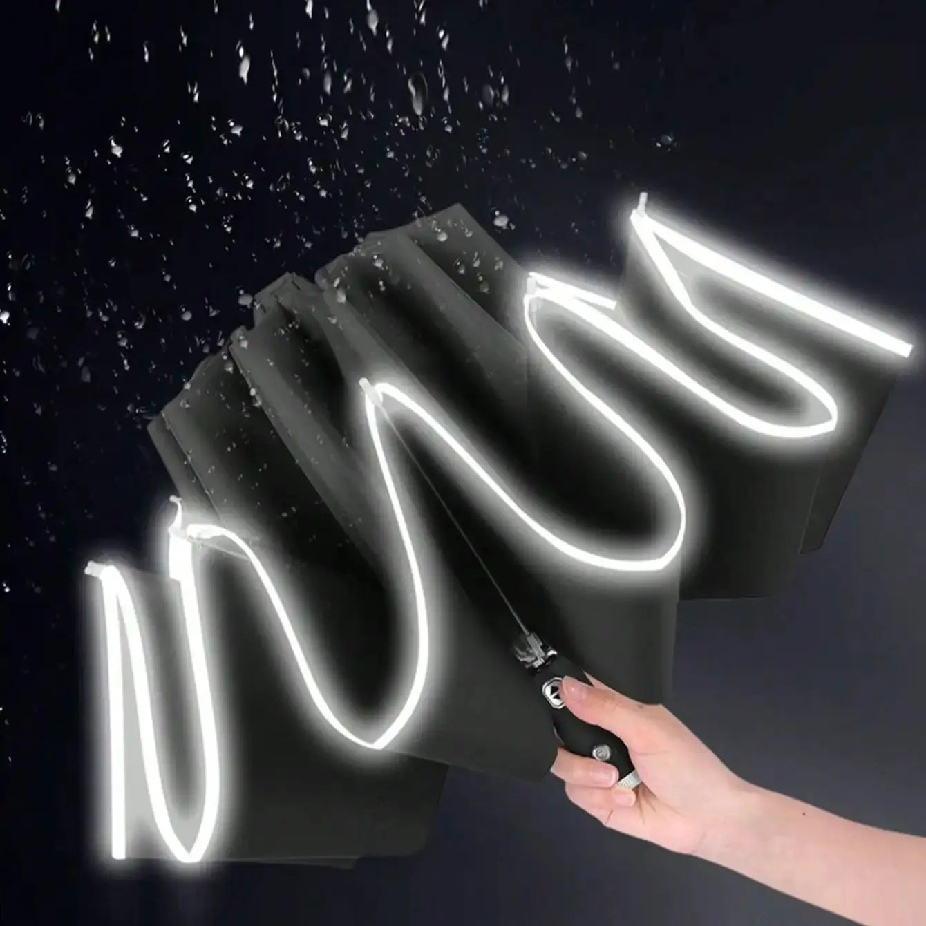 Travel essentials: Umbrella windproof, automatic opening  closing, foldable