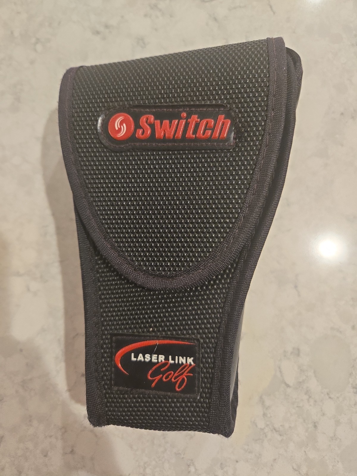 Laser Link Golf Switch Range Finder Black/Red/White Case - NEW