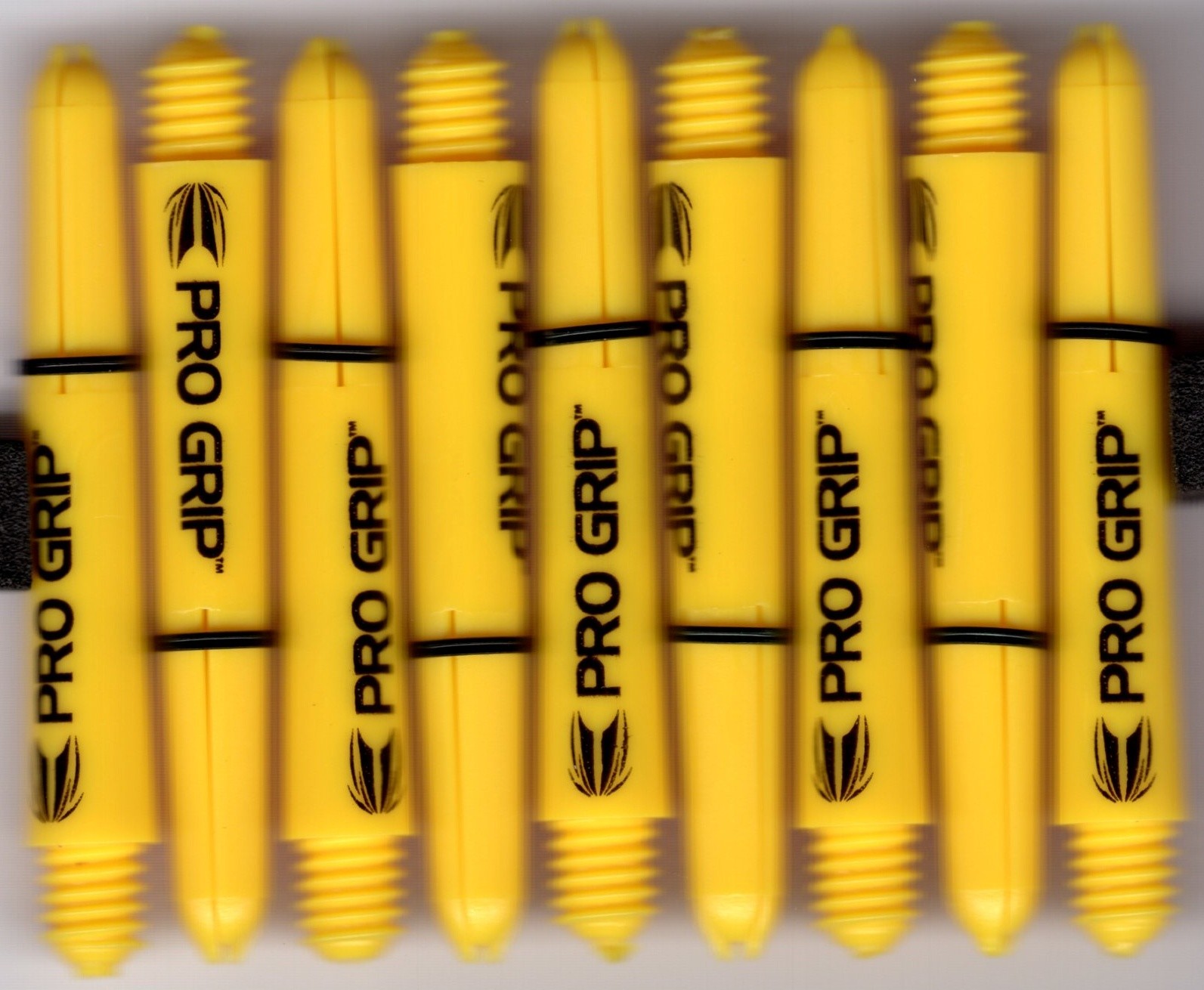 1.5in. 2ba Yellow TARGET Pro Grip Dart Shafts & Springs: 1 set of 3