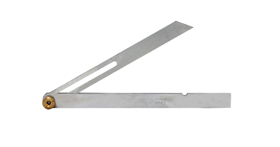 SHINWA  STAINLESS STEEL SLIDING ADJUSTABLE SQUARE (180x14x5.5mm)  62588