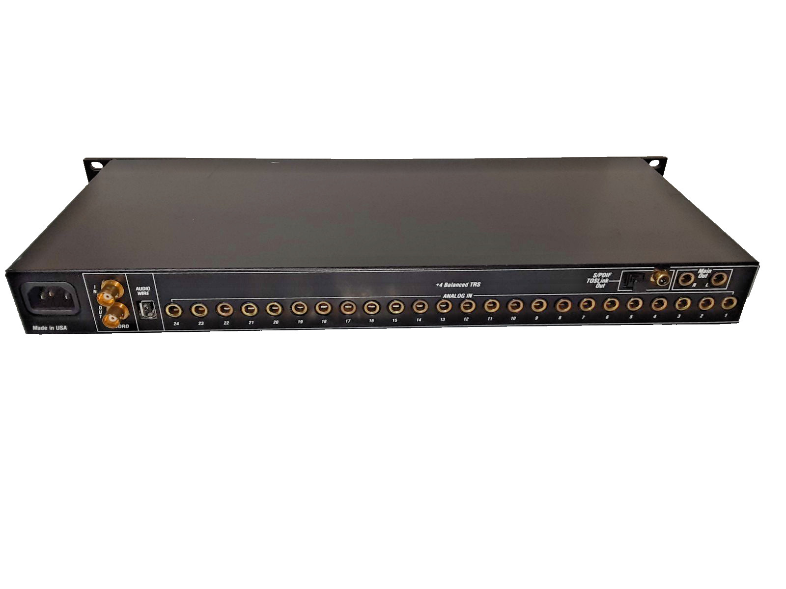Motu 24i 24-Channel Programmable Rackmount Digital Audio Interface - UNTESTED