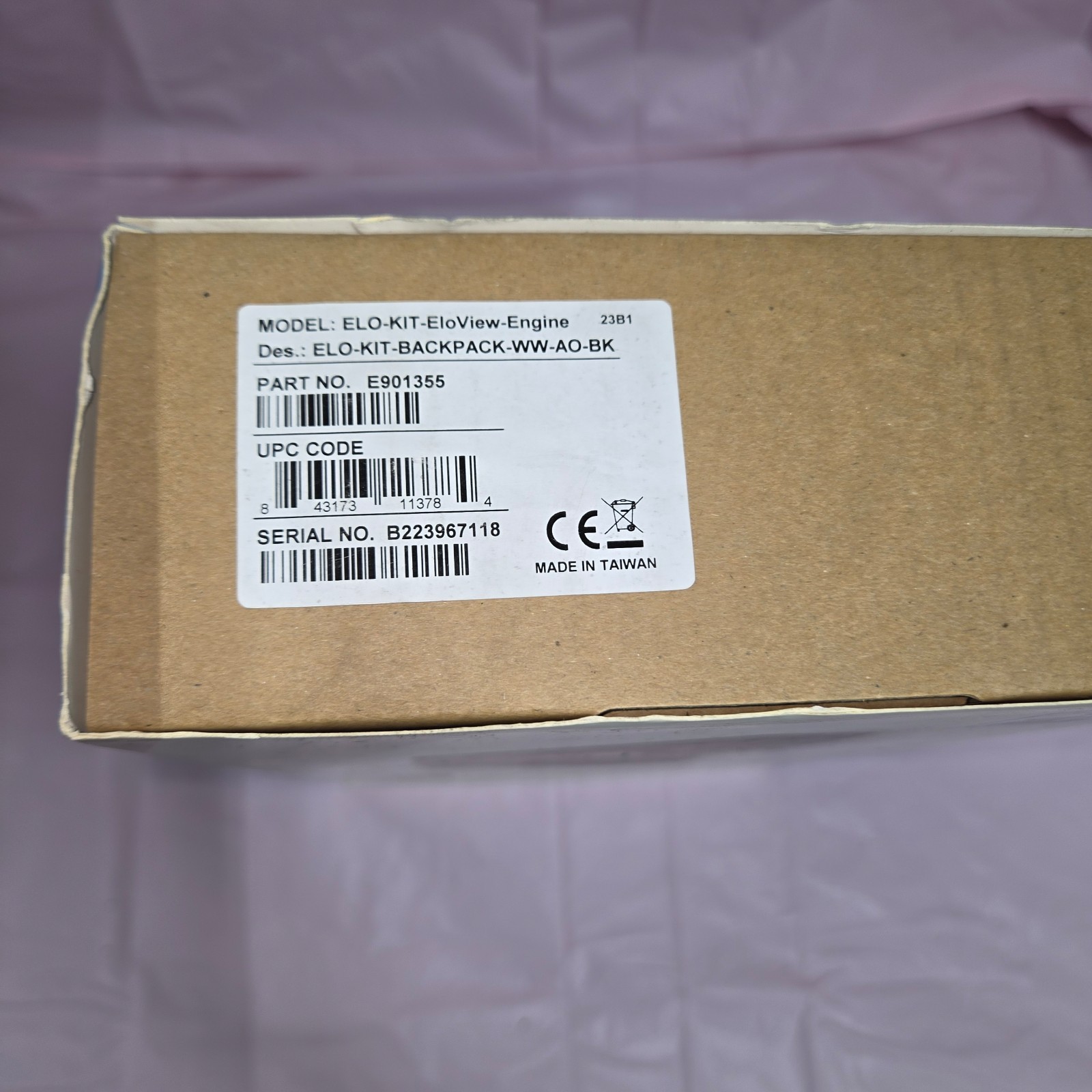 Elo EloView Engine E901355 Android Computer Box Kit w/ Power Adapter Tested