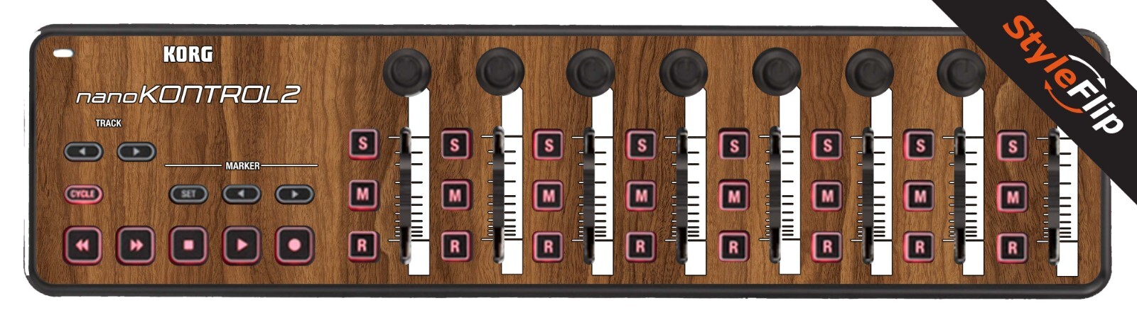 Korg NanoKontrol 2 Skin | Color Wood 2 | Protective Decal | StyleFlip Skins