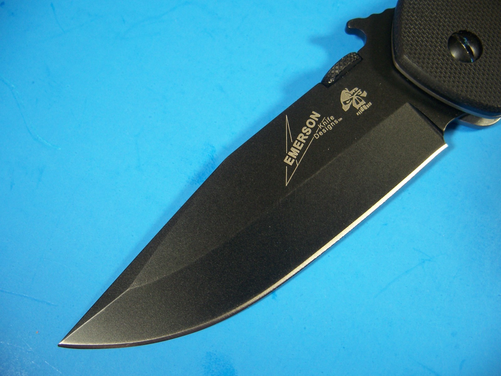 KERSHAW EMERSON - CQC-6K Black G-10 instant-opening wave Knife KAI 6034BLK