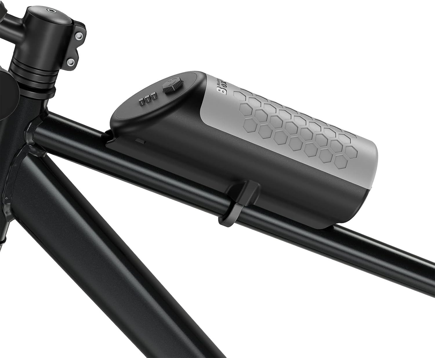 Waterproof 2L Bicycle Handlebar Lockable Storage Box with Security Lock & Rai...
