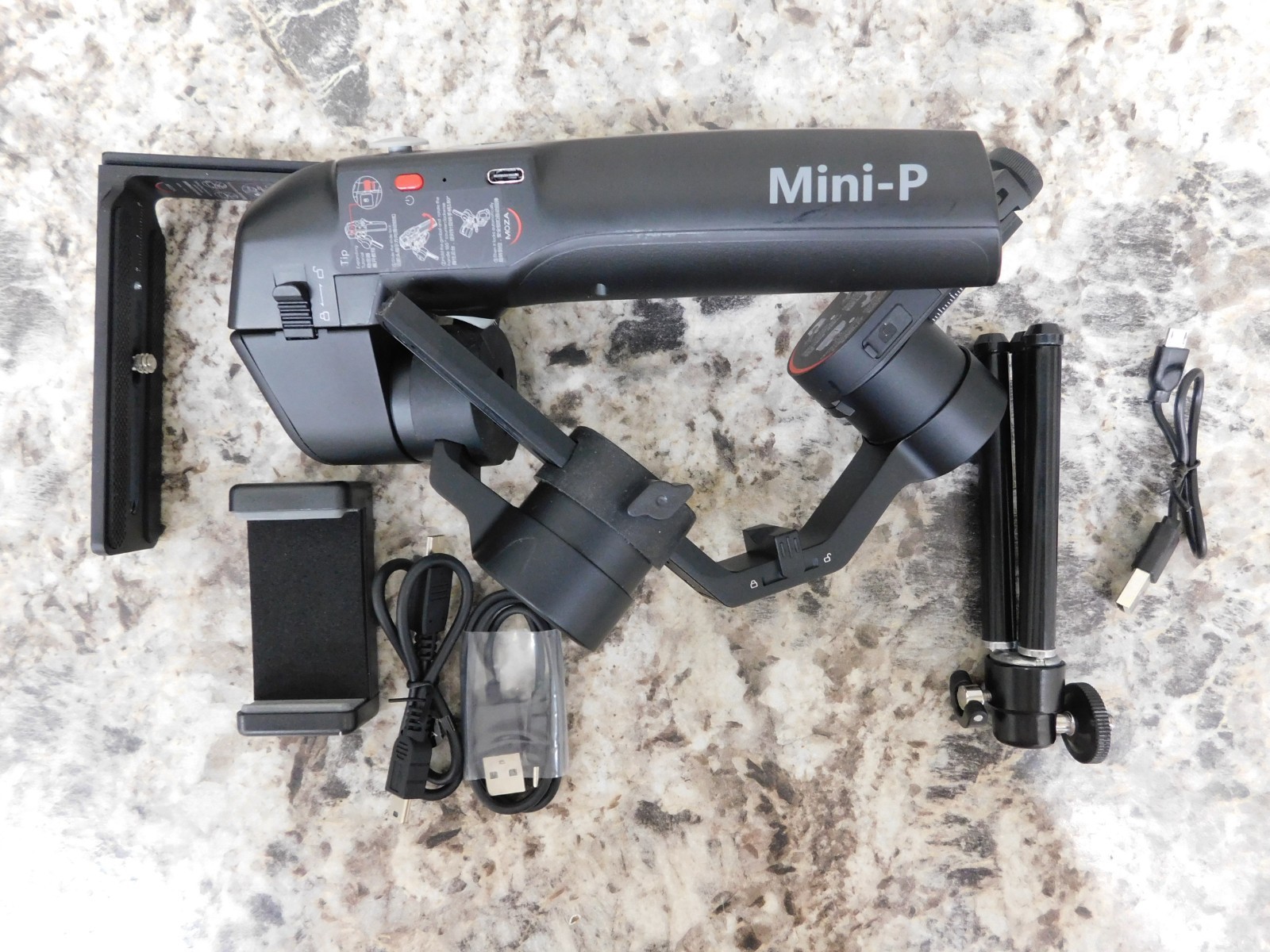 MOZA Mini P Mobile Gimbal Stabilizer, Foldable 3-Axis for Mirrorless Cameras