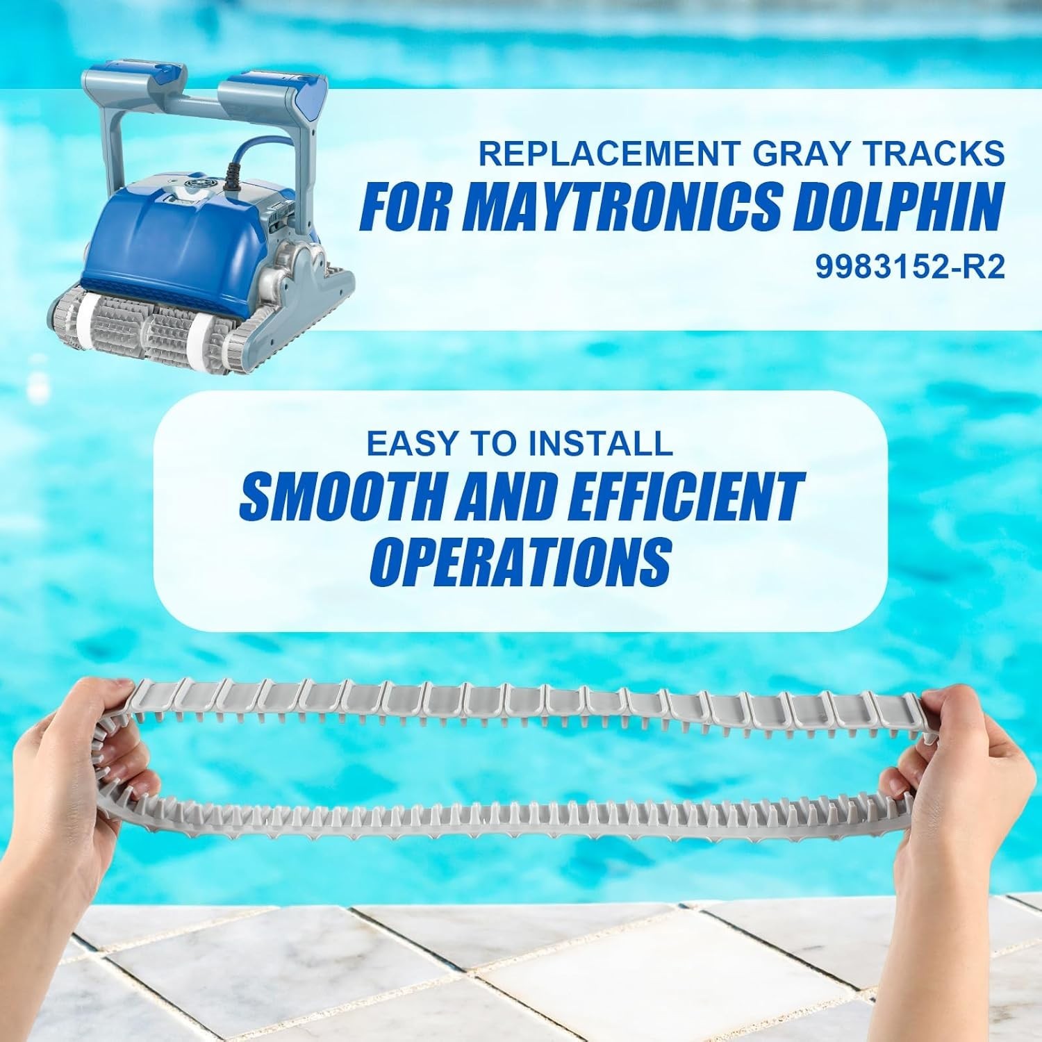 6 Pack Pool Cleaner Accessories for Dolphin Robotic Cleaners