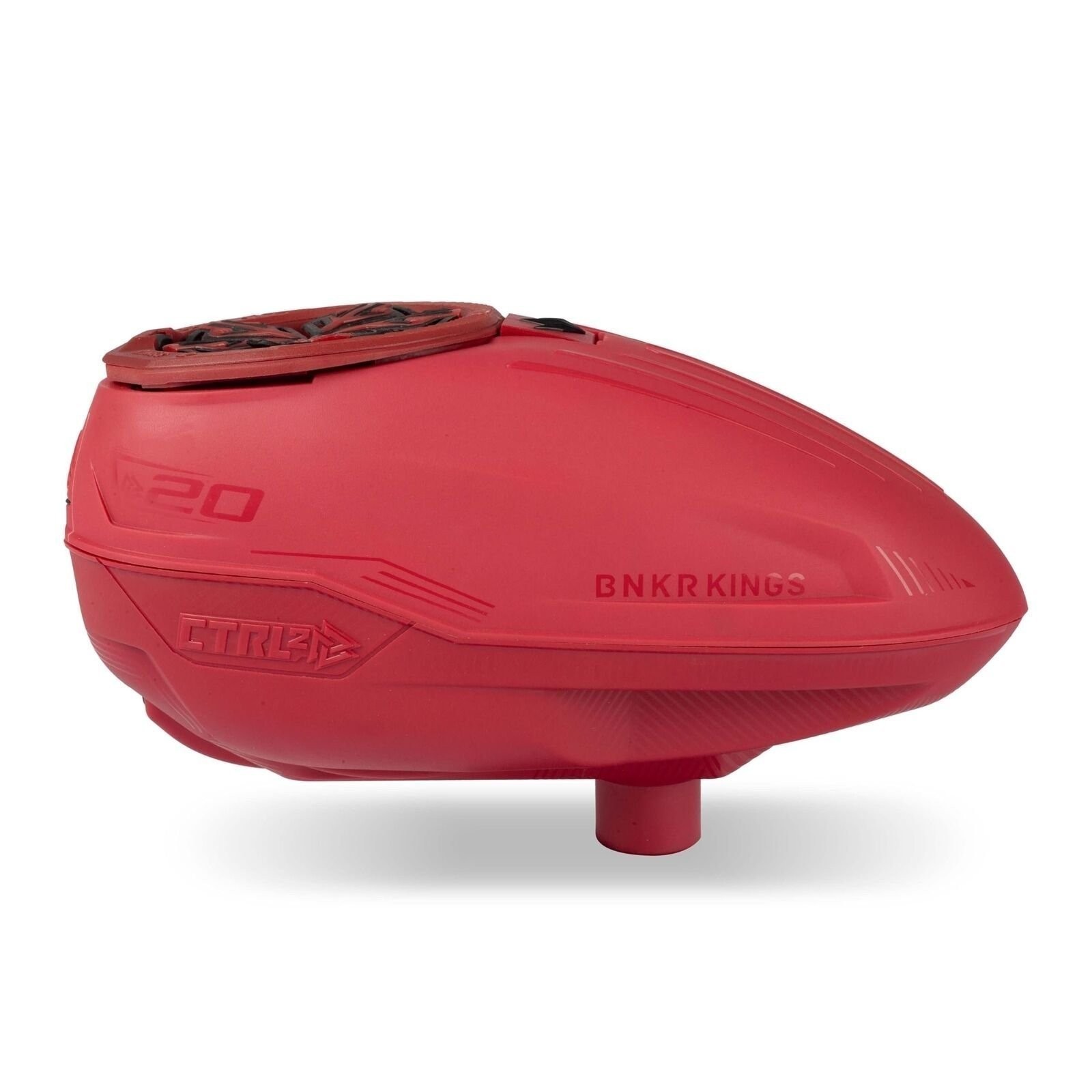 Dark Red Bunkerkings CTRL2 Electronic Paintball Loader/Hopper