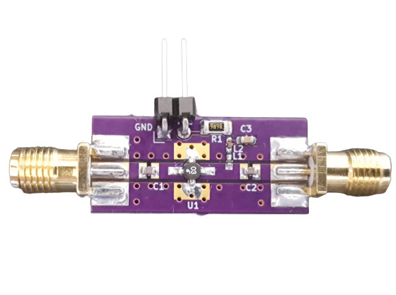 MAR-3SM+ Broadband RF Amplifier Development Evaluation Board Assembly, F-F