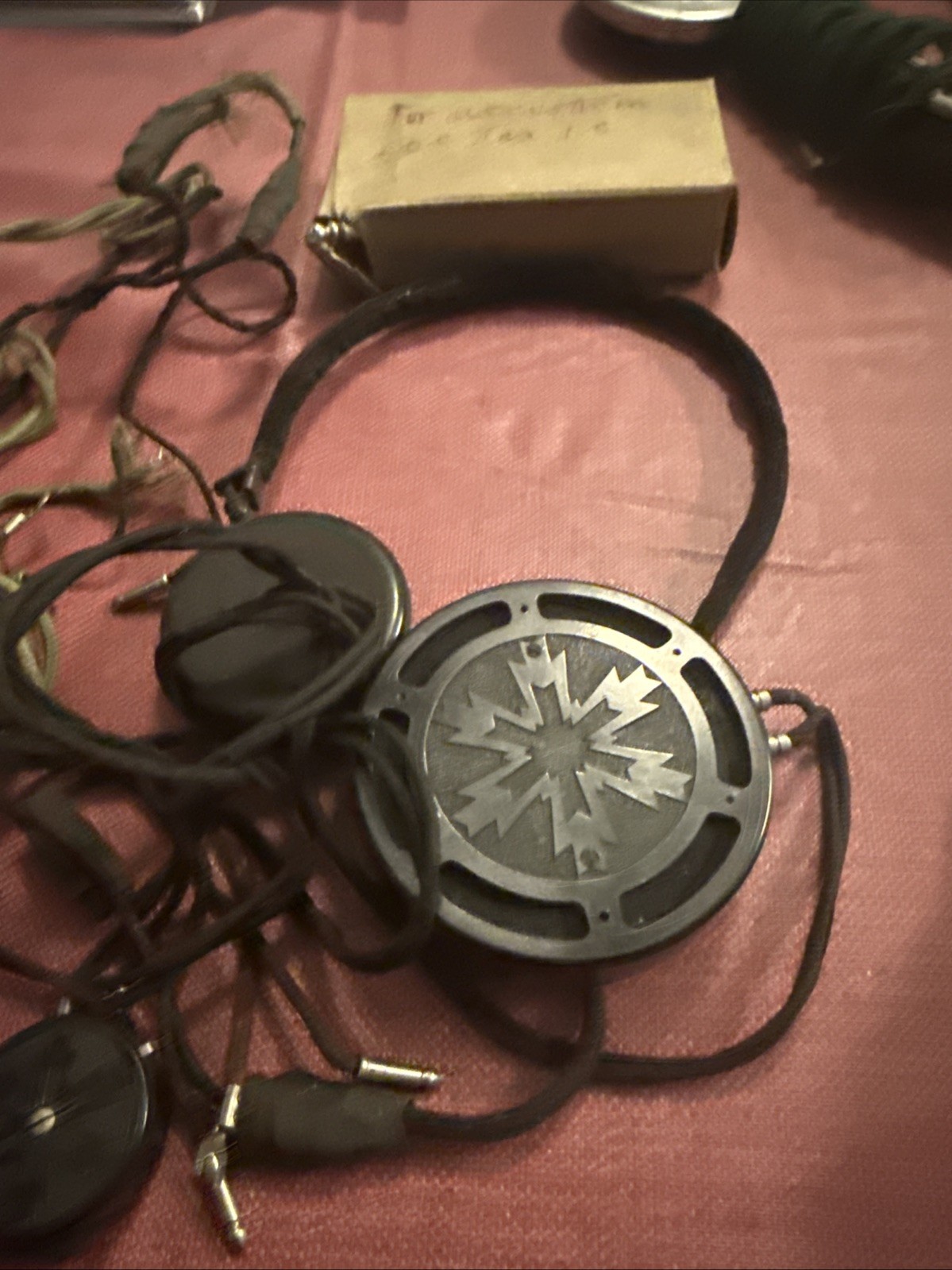 Vtg Acousticon Dictograph Products Hearing Aid Co. Device W/ Wiring