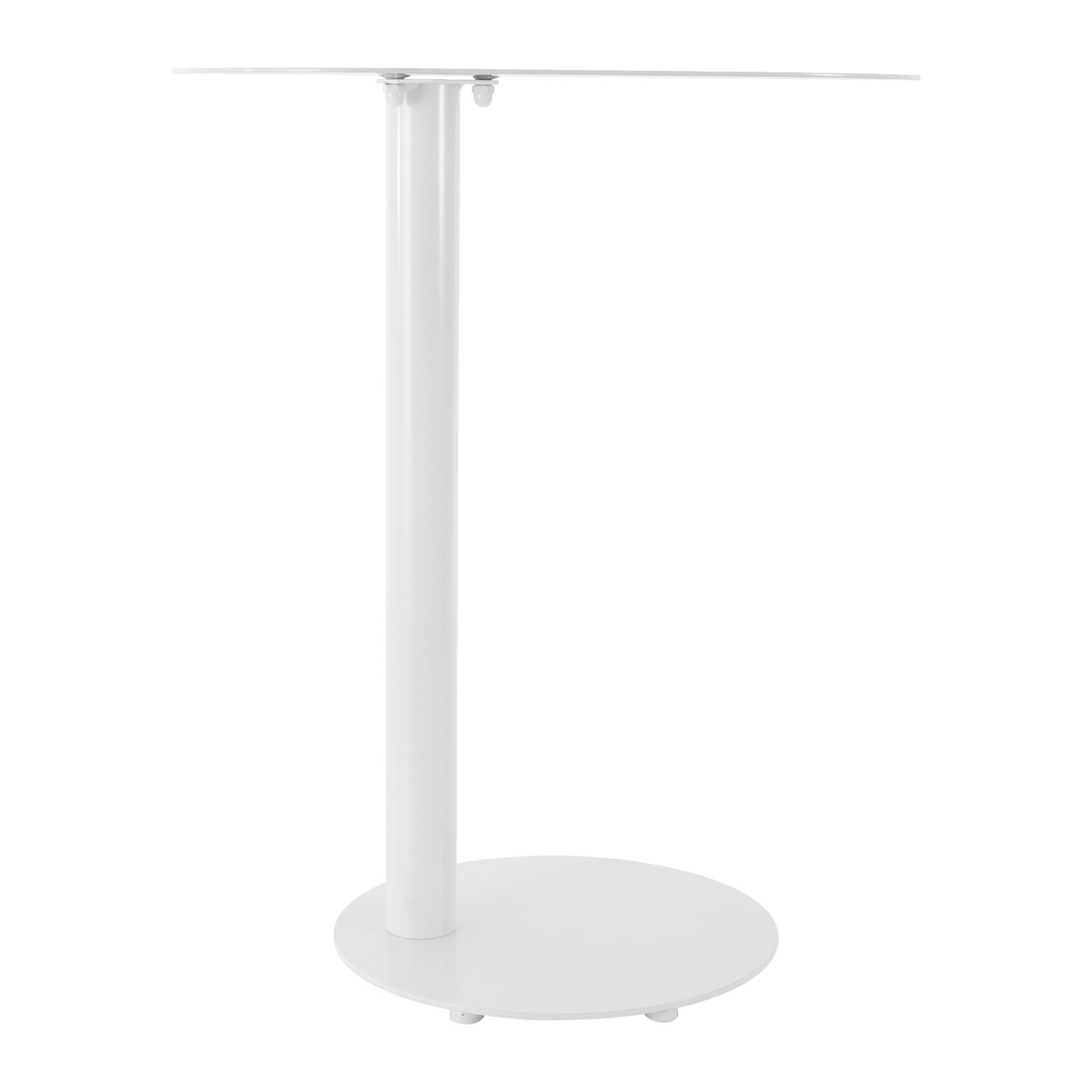 63cm C-shaped Side Table Couch Side Table 7.5kg Iron End Table For Laptop