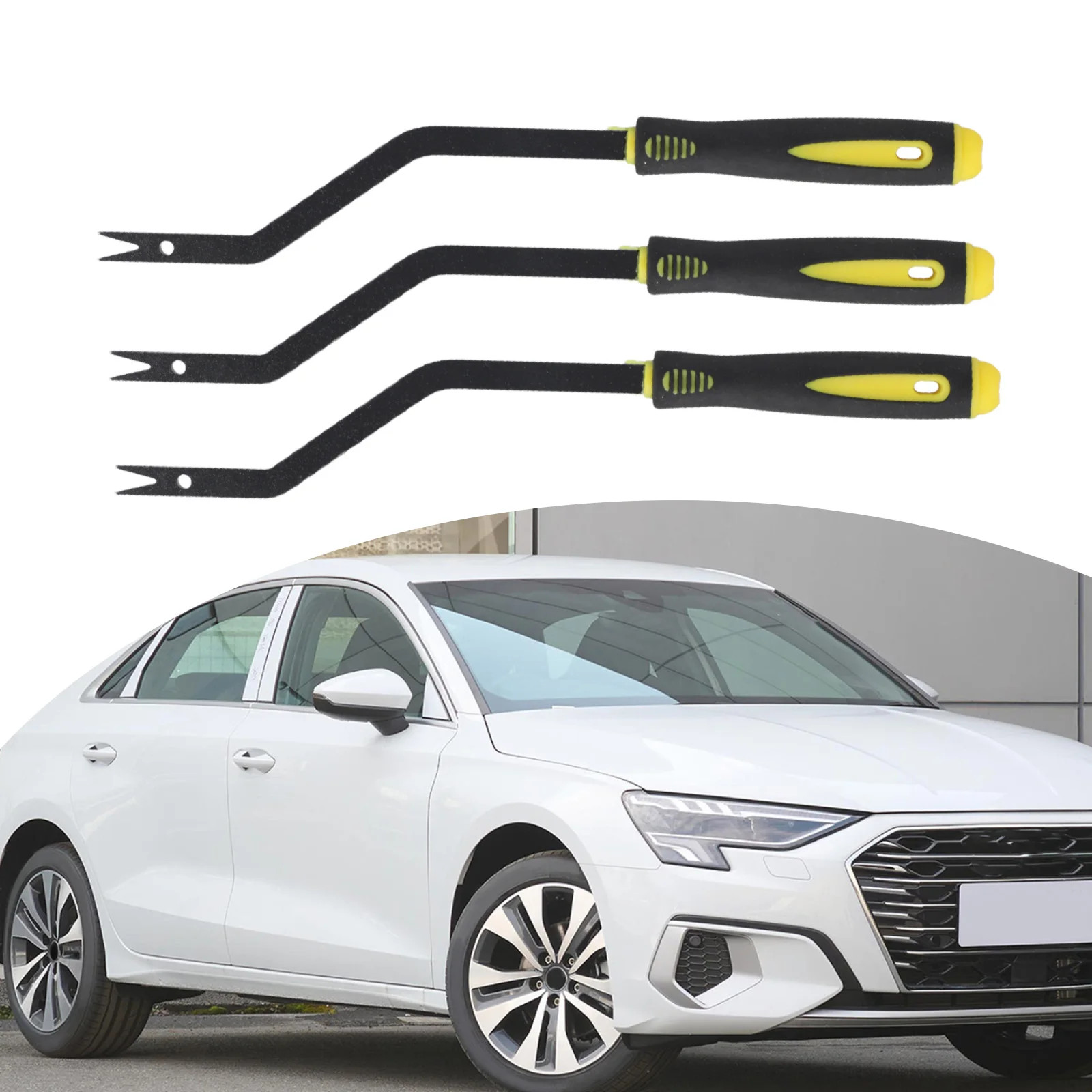 2pc/3pc Vehicle Roof Handle Disassembly Tool Roof Grab Handle Release Tool NonMa