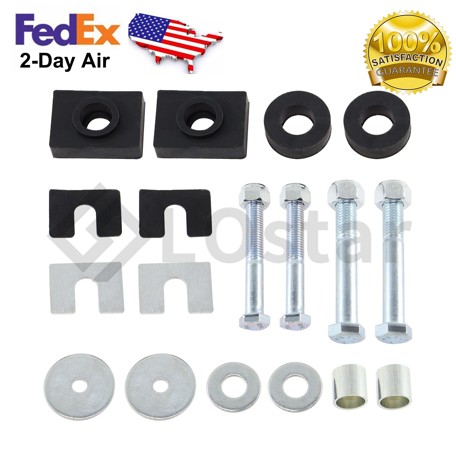 Rubber Cab Mount Kit w/ Hardware For 1955 1956 1957 1958 1959 Chevy GMC Truck