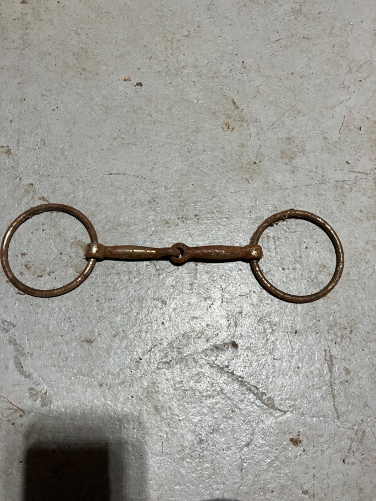 O Ring Snaffle horse bit